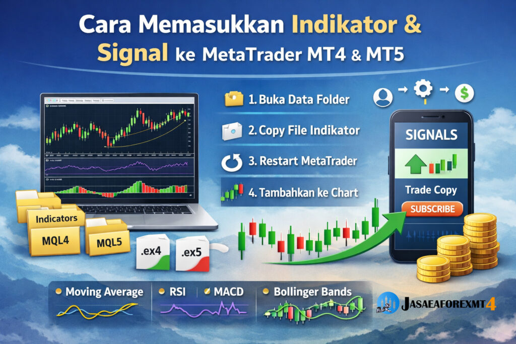 Cara Memasukkan Indikator & Signal ke MT4 dan MT5