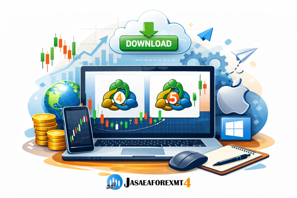 Cara Install MetaTrader 4 & MetaTrader 5 di Komputer Jasaeaforexmt4